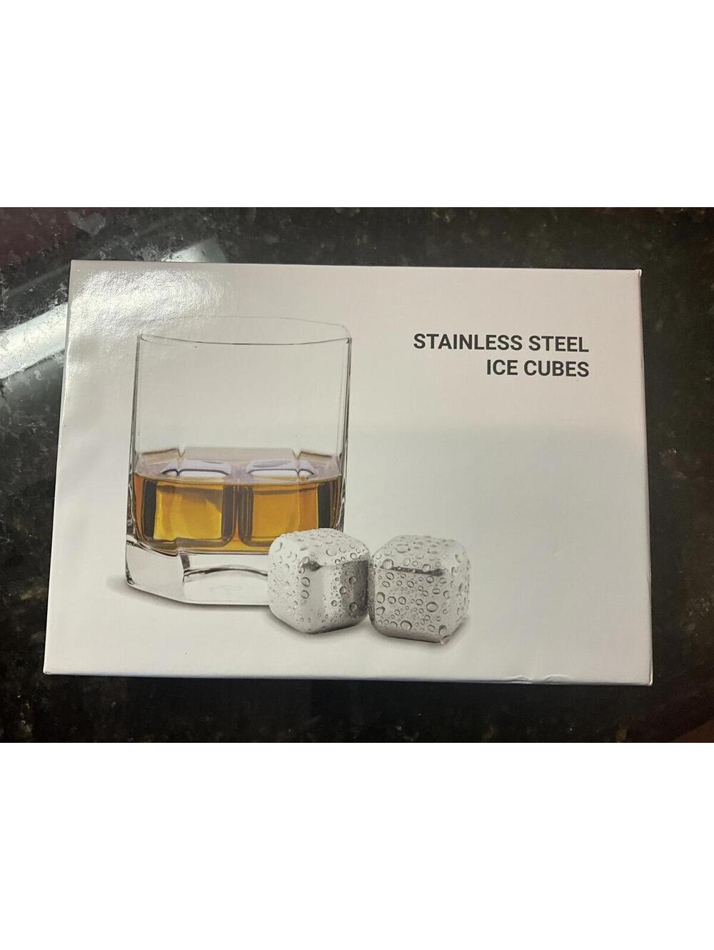 Stainless Steel Whiskey Ice Cubes NIB